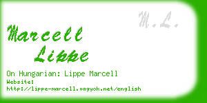 marcell lippe business card